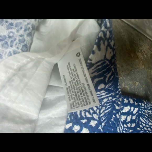 Lilly Pulitzer Target Upstream Fish Shift Dress Sleeveless Blue White 6 - Picture 7 of 8